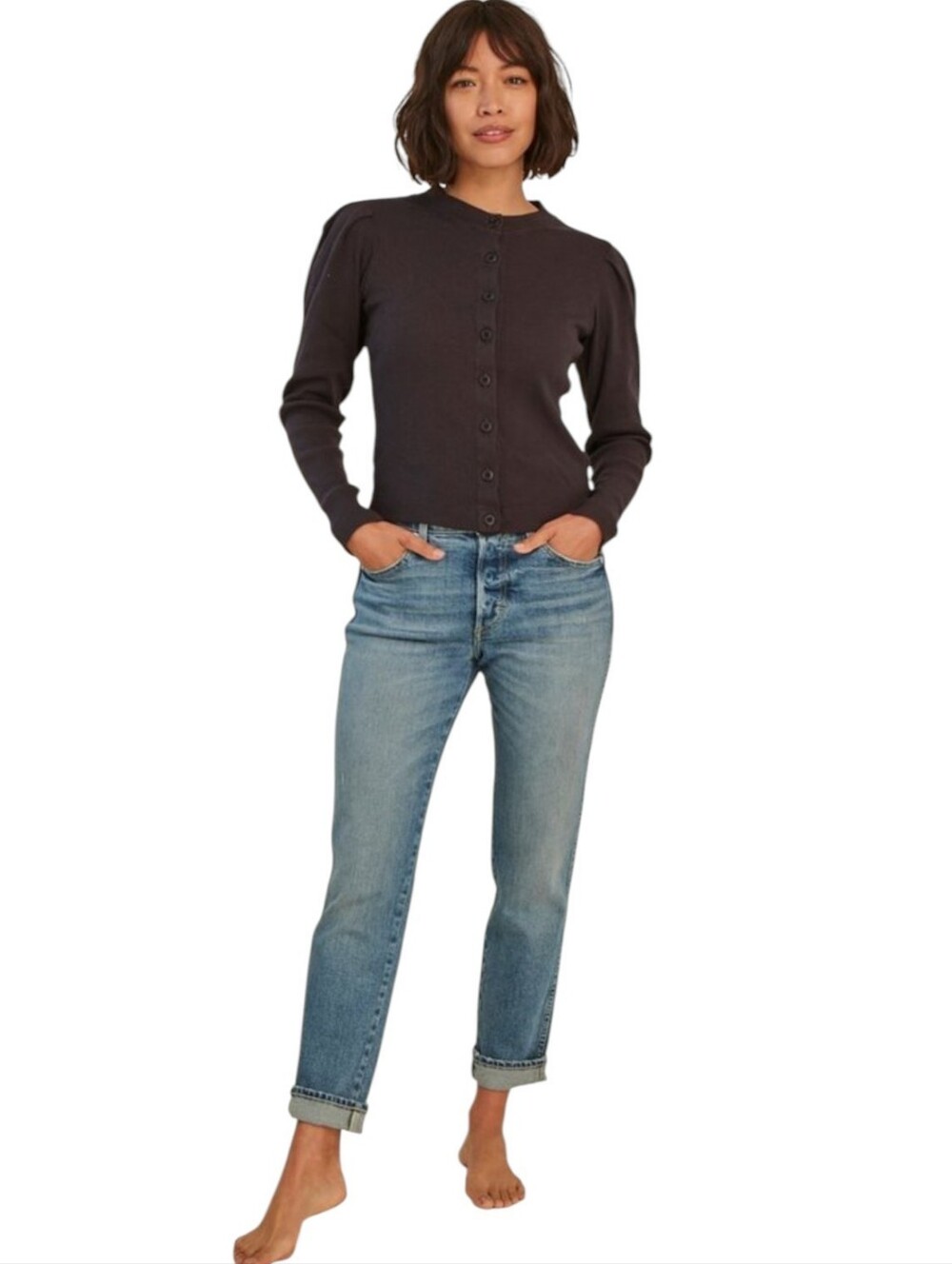 Amo Tomboy Damsel Straight leg Mid-Rise Jeans Women's Size 27 Downtown Girl